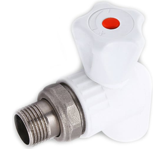 Угловой шаровый кран PPRC 25х3/4НР с американкой Aquapipe MP-У ИС.090678 1