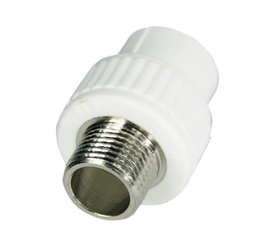 Комбинированная муфта PPRC с наружной резьбой 20х1/2 Aquapipe MP-У ИС.090154
