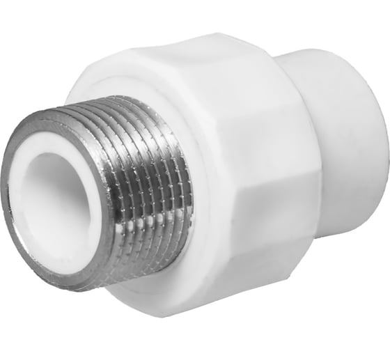 Комбинированная муфта PPRC с наружной резьбой 20х3/4 Aquapipe MP-У ИС.090155 1