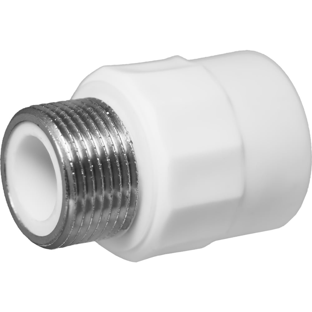 Комбинированная муфта PPRC с наружной резьбой 32х1 Aquapipe MP-У ИС ...
