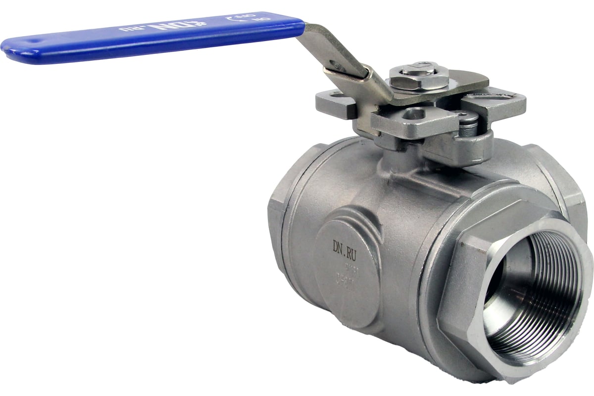 Шаровой кран DN.ru 3-ходовой l-тип стандартнопроходной rp.ss316-iso ...