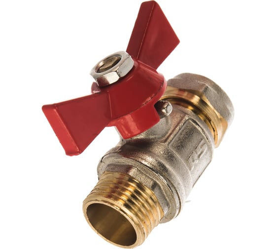 Шаровой кран под металлопластиковую трубу Rvc 16х1/2" ц/ш бант 17002