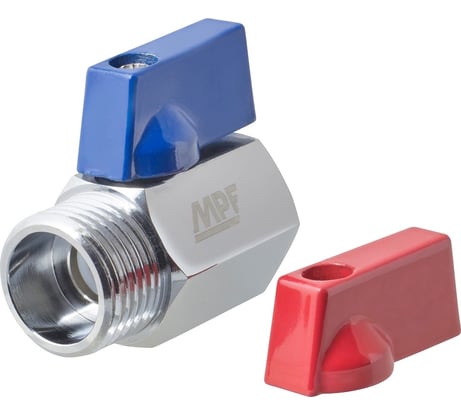 Шаровой кран-мини для стиральных/посудомоечных машин MPF 1/2" в/н, хром ИС.080341