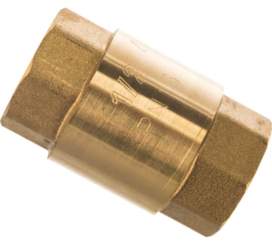 Обратный клапан 1/2" латунный сердечник MasterProf ИС.080371