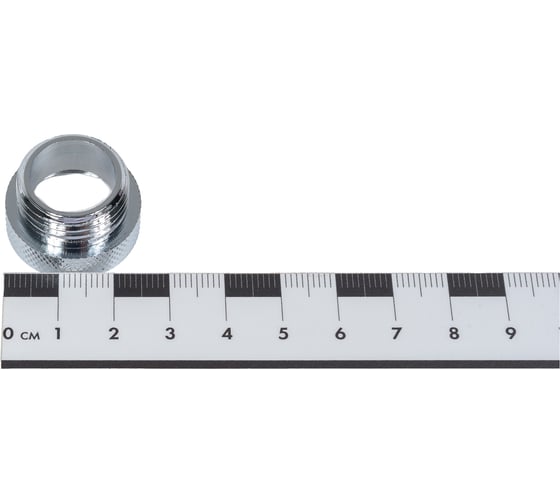 Переходник Terma 1/2"н-м22 на 1,5 вн., никель 06089 40465