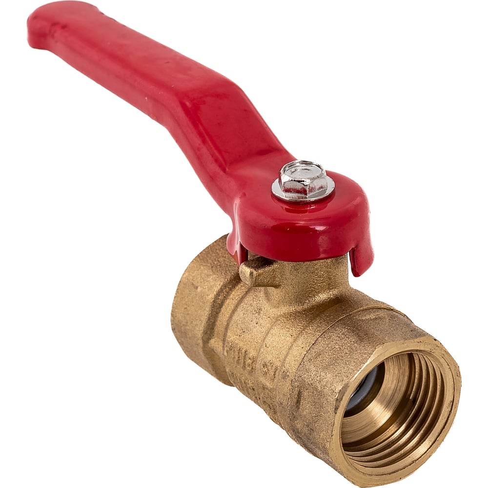 Кран шаровый MasterProf 1/2\" в/в, ручка, латунь ИС.080591 - выгодная ...