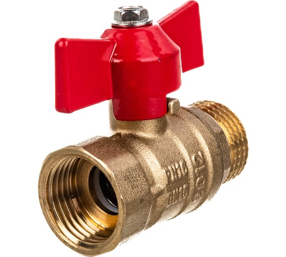 Кран шаровый MasterProf 1/2" в/н, бант, латунь ИС.080592