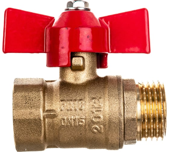 Кран шаровый MasterProf 1/2" в/н, бант, латунь ИС.080592