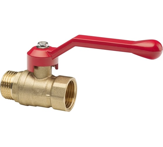 Кран шаровый MasterProf 1/2" в/н, ручка, латунь ИС.080593 1