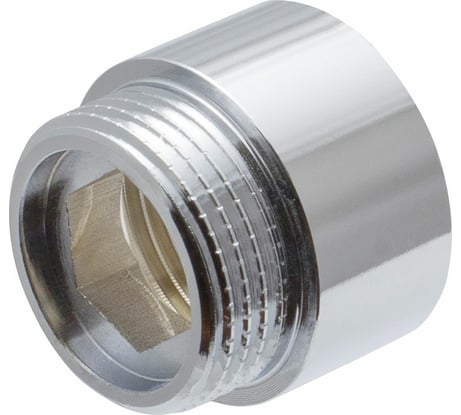 Удлинитель сантехнический MasterProf 3/4" на 15 мм латунный хромированный для труб внутренняя-наружная резьба ИС.070699