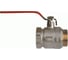 Шаровой кран Terma red 2 в/н ручка 31045 26145 1