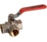 Шаровой кран Terma red 3/4 l-образный трехходовой ручка 31064 26164 3