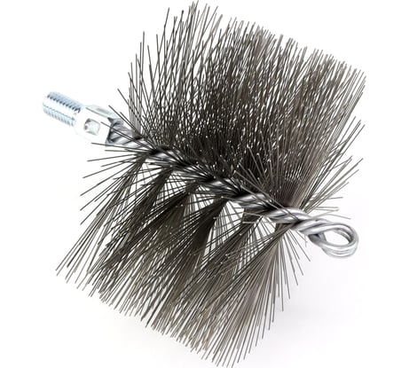 Щетка-ерш для очистки котлов, теплообменников, дымоходов, труб, отверстий SIT д140x95x160, сталь 0,50, м12  1919