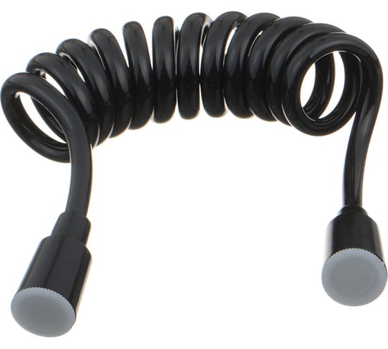 Шланг для душа MELODIA гигиенического black phone 1/2" на 1/2" конус, пвх, l150 см., чёрный mkp34432bl_bk 34441