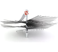 Щетка-ерш для очистки котлов, теплообменников, дымоходов, труб, отверстий SIT 250x250x60x140, плоская сталь 3,00x0,40 1864