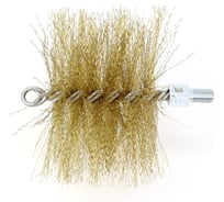 Щетка-ерш для очистки котлов, теплообменников, дымоходов, труб, отверстий SIT д140x95x160, латунированная сталь 0,30, М12 1969