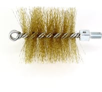 Щетка-ерш для очистки котлов, теплообменников, дымоходов, труб, отверстий SIT д90x95x160, латунированная сталь 0,30, М12 1964
