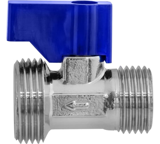 Шаровой кран-мини для стиральных/посудомоечных машин MPF 3/4"х1/2" н/н хром ИС.080347
