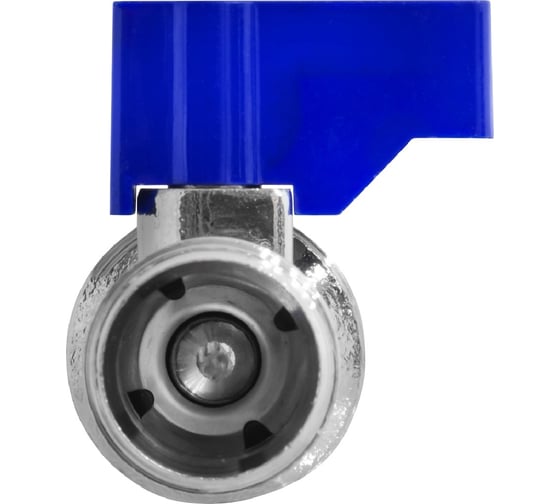 Шаровой кран-мини для стиральных/посудомоечных машин MPF 3/4"х1/2" н/н хром ИС.080347