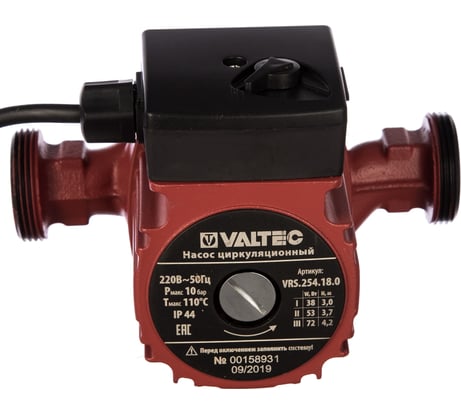 Циркуляционный насос Valtec VRS 25/4-180 VRS.254.18.0