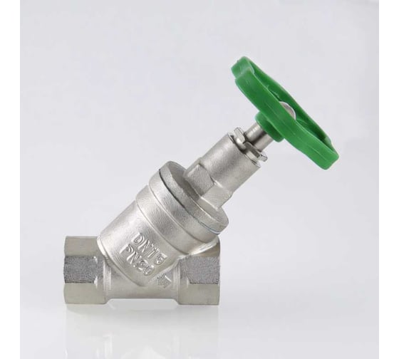 Прямоточный запорно-регулировочный вентиль 1/2 Valtec VT.052.N.04