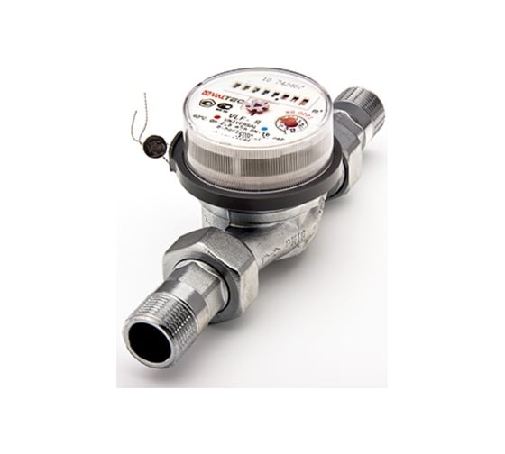 Универсальный квартирный водосчетчик, до +90С, 2.5м3, 3/4, 105мм Valtec VLF-R