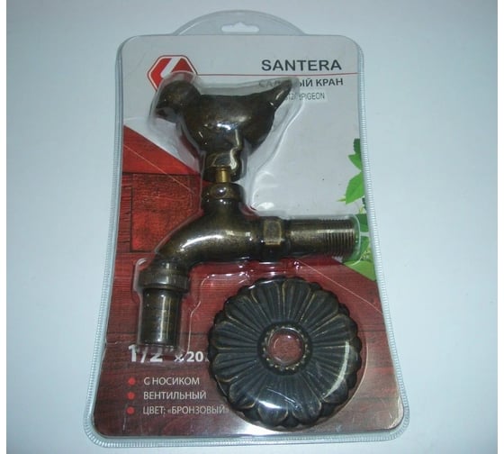 Запорный садовый кран SANTERA Голубь ST202PEGION