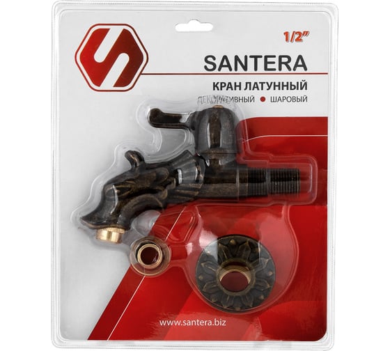 Запорный садовый кран SANTERA Дракон ST202LE