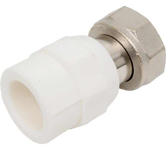 Соединитель PPR с накидной гайкой для перехода на евроконус Valtec VTp.708E.0.02005