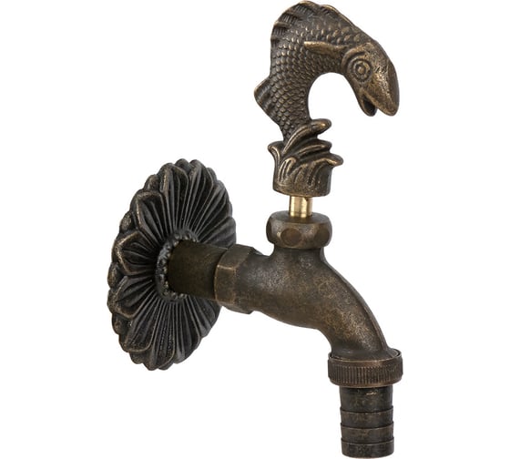 Запорный садовый кран SANTERA Рыба ST202FISH