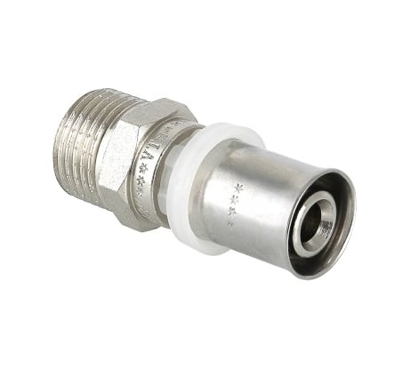 Соединитель, пресс с переходом на наружную резьбу 16х1/2 Valtec VTm.201.N.001604