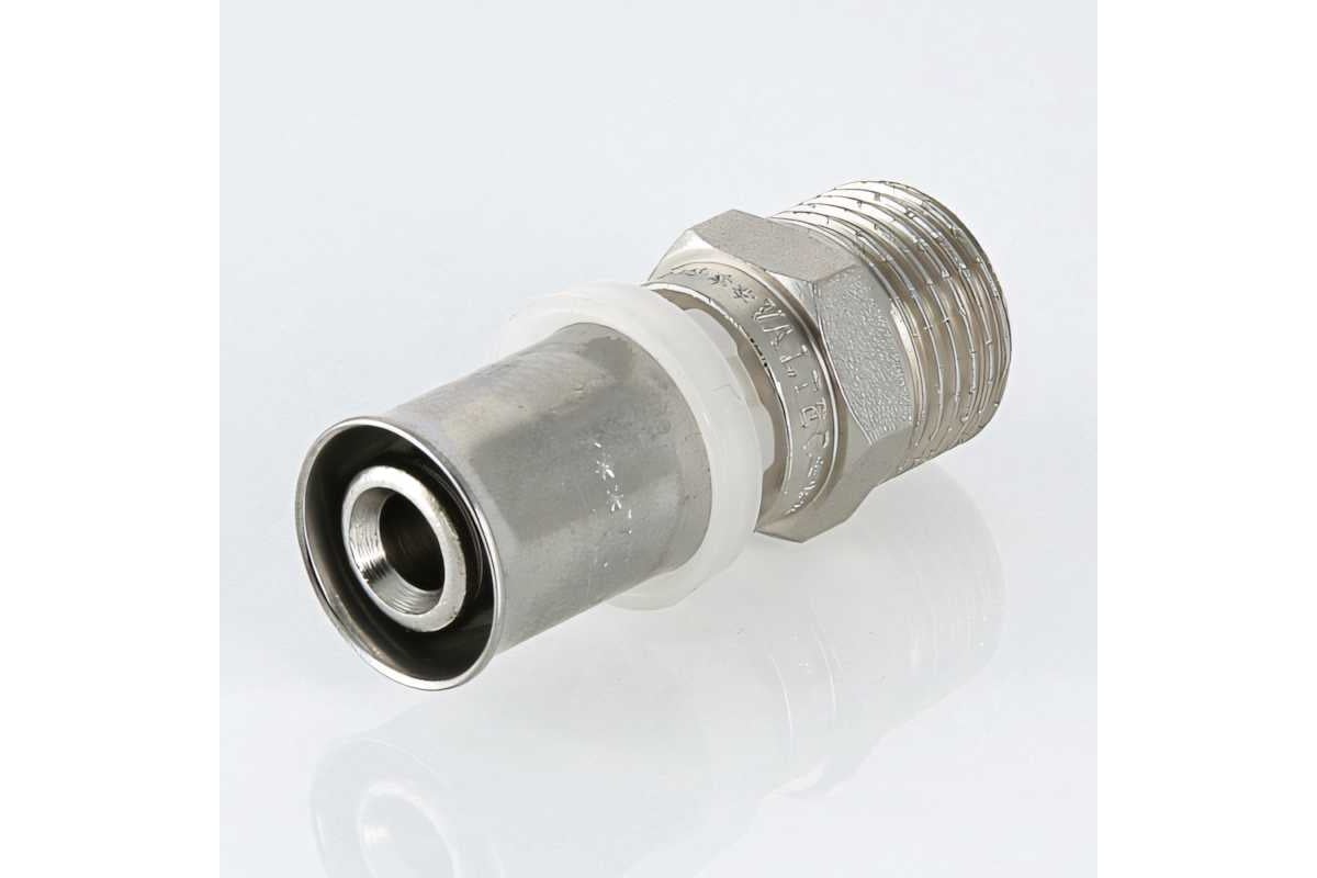 Соединитель, пресс с переходом на наружную резьбу 26х3/4 Valtec VTm.201 ...