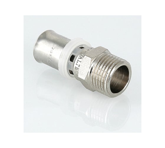 Соединитель, пресс с переходом на наружную резьбу 26х3/4 Valtec VTm.201.N.002605