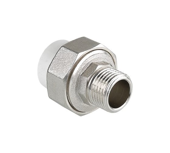 Разъемный соединитель PPR с переходом на наружную резьбу 20х3/4 Valtec VTp.761.0.02005