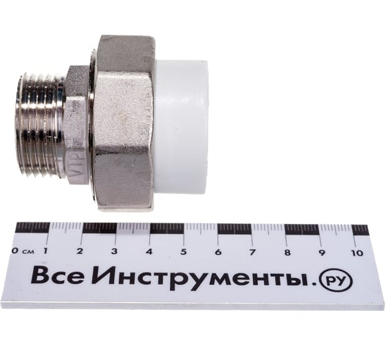 Разъемный соединитель PPR с переходом на наружную резьбу 32х1" Valtec VTp.761.0.03206