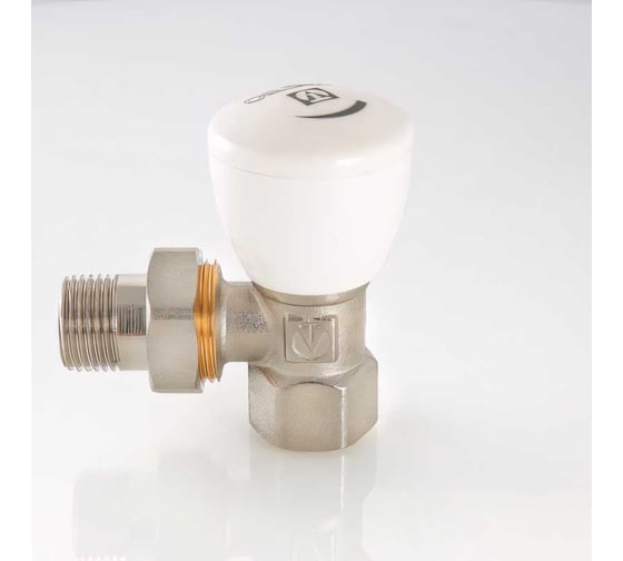 Угловой ручной компактный клапан 1/2 Valtec VT.007.N.04