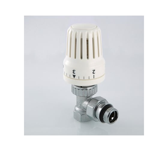 Угловой клапан с термостатической головкой для радиатора 1/2 Valtec VT ...