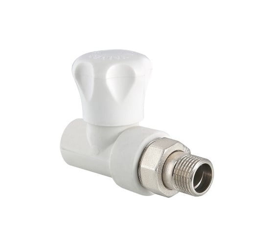 Прямой клапан PPR для подключения радиатора 25х3/4 Valtec VTp.717.V.02505