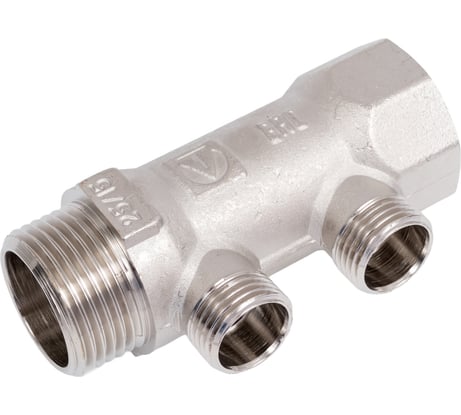 Коллектор, 1х2 вых. 1/2 нар. Valtec VTc.500.N.0602
