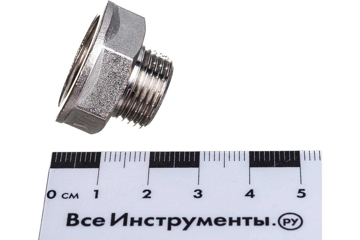 Переходник 1/2 х 3/8 вн.-нар. Valtec VTr.592.N.0403 - выгодная цена,  отзывы, характеристики, фото - купить в Москве и РФ