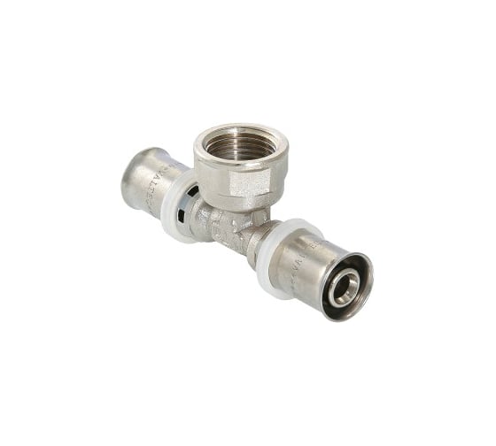 Тройник пресс с переходом на внутреннюю резьбу 20х3/4х20 Valtec VTm.232.N.200520 1
