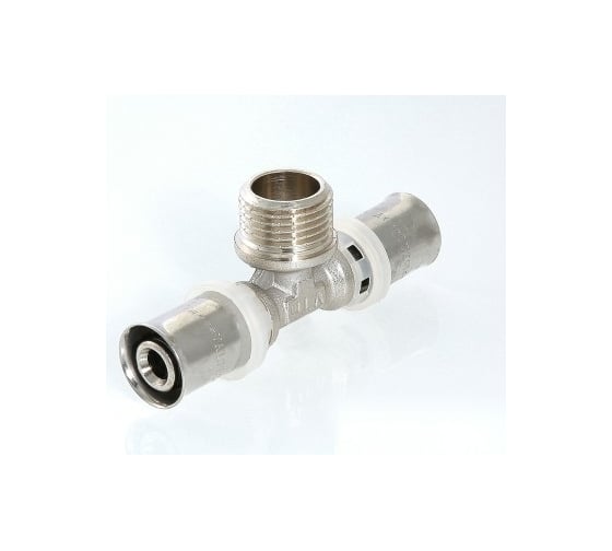 Тройник пресс с переходом на наружную резьбу 26х3/4х26 Valtec VTm.233.N.260526