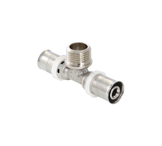 Тройник пресс с переходом на наружную резьбу 32х3/4х32 Valtec VTm.233.N.320532 1