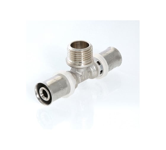 Тройник пресс с переходом на наружную резьбу 32х3/4х32 Valtec VTm.233.N.320532