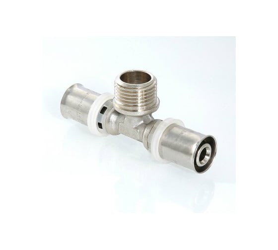 Тройник пресс с переходом на наружную резьбу 32х1"х32 Valtec VTm.233.N.320632