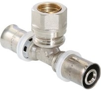 Тройник пресс 20мм с переходом на обжим 15мм Valtec VTm.233.I.201520