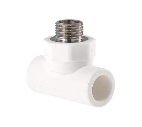 Тройник PPR с переходом на наружную резьбу 32х1" Valtec VTp.733.0.03206