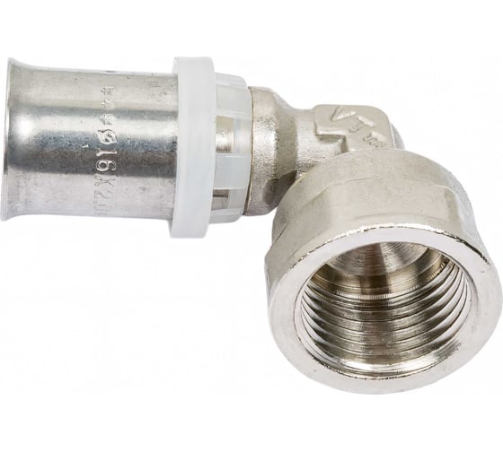 Угольник пресс с переходом на внутреннюю резьбу 16х1/2 Valtec VTm.252.N.001604