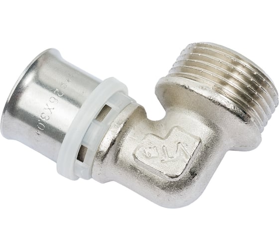 Угольник пресс с переходом на наружную резьбу 26х1" Valtec VTm.253.N.002606
