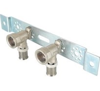 Монтажная планка с водорозетками, пресс 16х1/2 Valtec VTm.224.N.001604